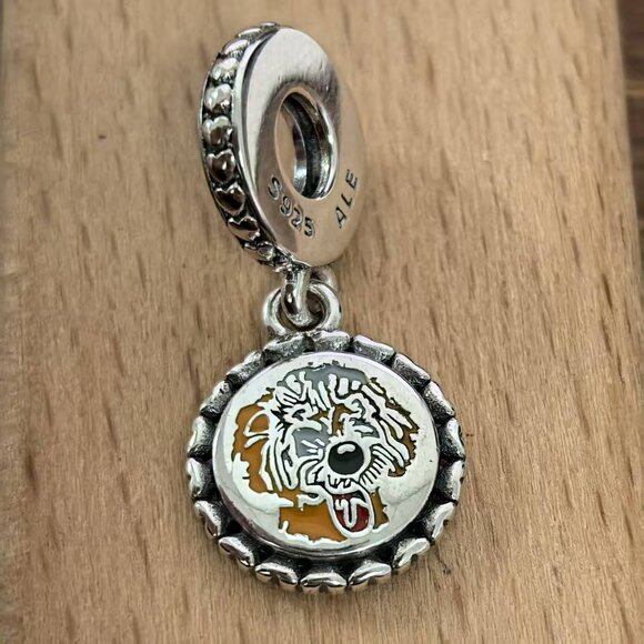 Pandora Doodle love charm Dog Pet Doggy Animal Charm, S925 Silver Bracelets - Picture 1 of 4